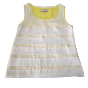 Loft Yellow Layered Tank, Size M